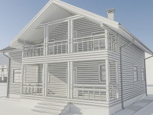 house 4 collection 3D मॉडल