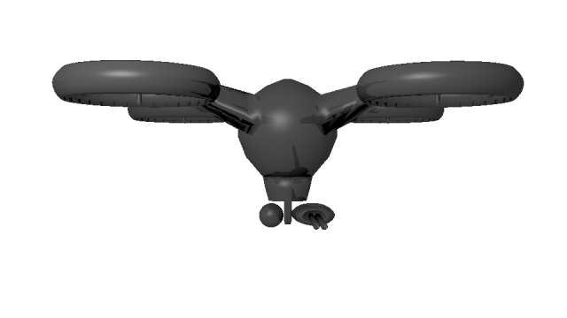 of quadcopter 3D 模型 .c4d .max .obj .3ds .fbx .stl .blend 