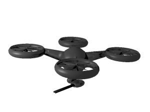 of quadcopter 3D 模型