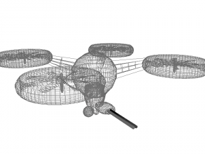 of quadcopter 3D 模型