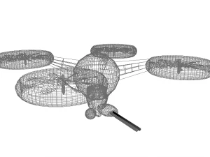 of quadcopter 3D Model