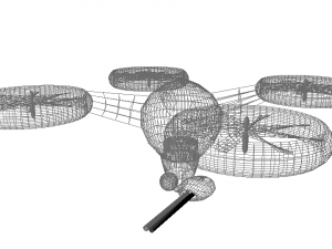 of quadcopter 3D 模型