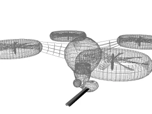 of quadcopter 3D Model