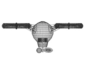 of quadcopter 3D Model