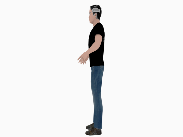 man 3D Model .c4d .max .obj .3ds .fbx .stl .blend 