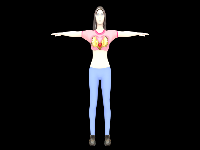 girl 3D मॉडल .c4d .max .obj .3ds .fbx .stl .blend 