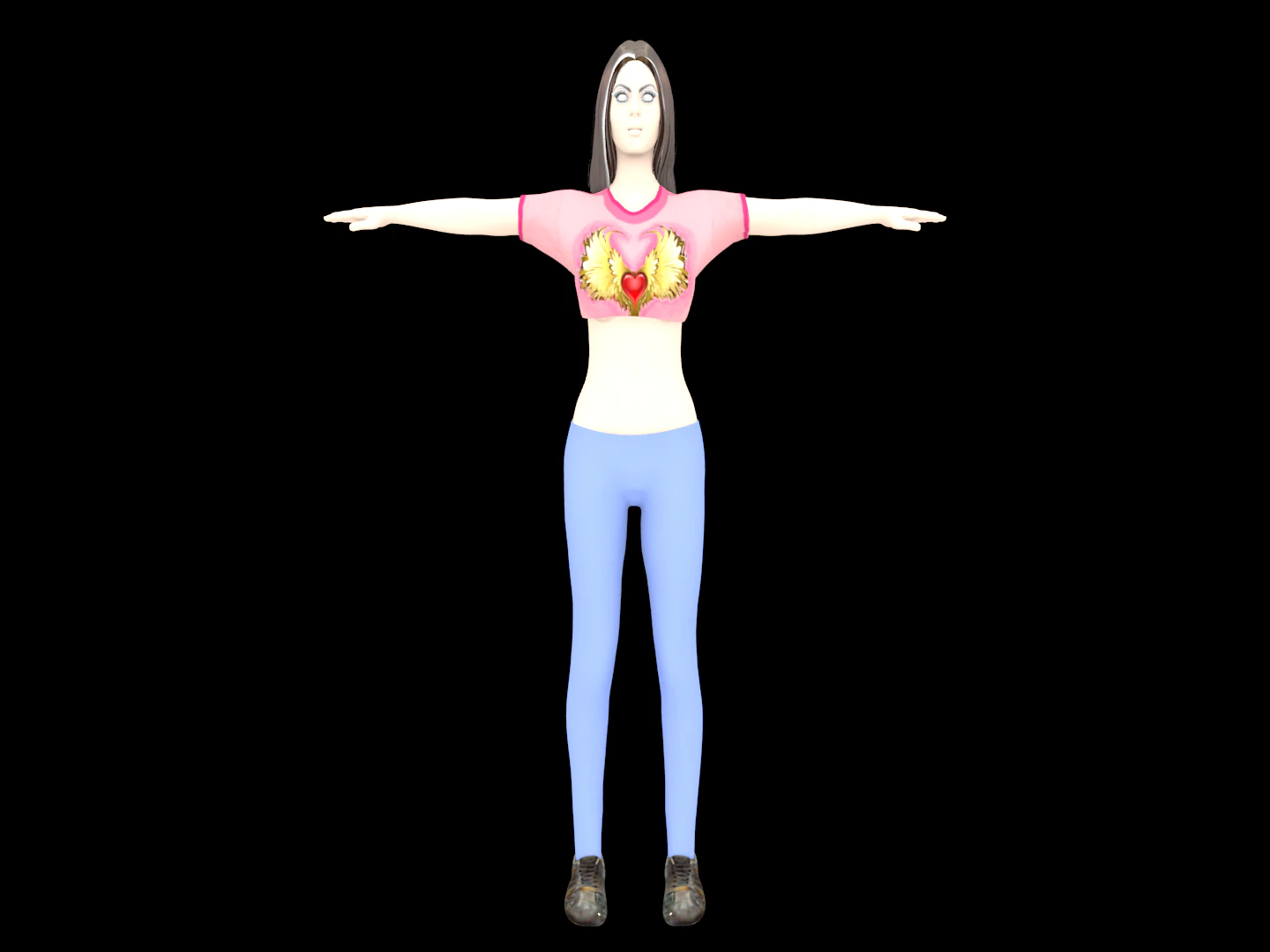 girl 3D Model .c4d .max .obj .3ds .fbx .stl .blend