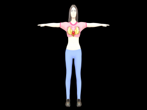 girl 3Dモデル