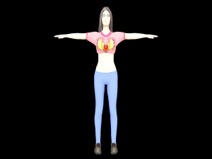 girl 3D Model