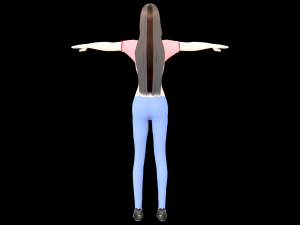 girl 3D मॉडल