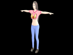 girl 3D मॉडल