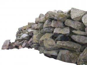 石墙 3D 模型