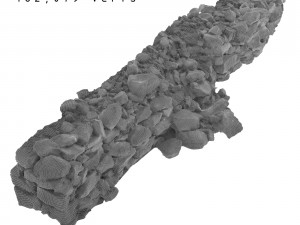 stone wall 3D Модель