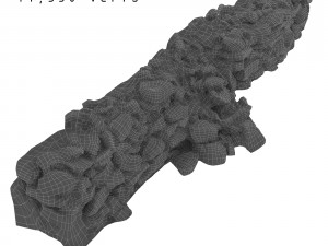 stone wall 3D Модель