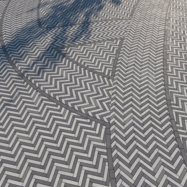 8K Large Area Pavement Herringbone Concrete 01 - 3 Variations CG Tekstury .c4d .max .obj .3ds .fbx .stl .blend 
