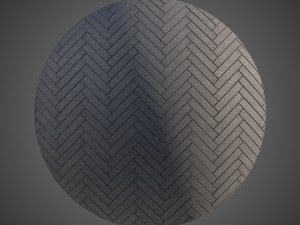 8K Large Area Pavement Herringbone Concrete 01 - 3 Variations CG Tekstury