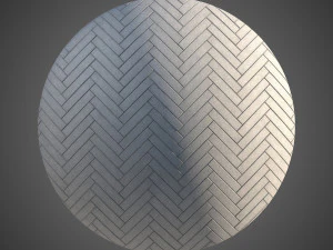 8K Large Area Pavement Herringbone Concrete 01 - 3 Variations CG Textures