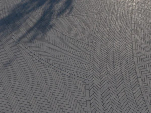 8K Large Area Pavement Herringbone Concrete 01 - 3 Variations CG Textures