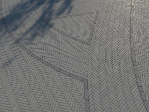 8K Large Area Pavement Herringbone Concrete 01 - 3 Variations CG Tekstury