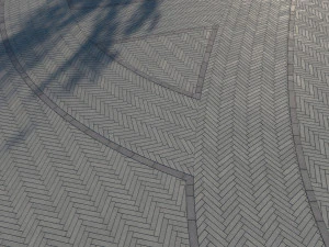 8K Large Area Pavement Herringbone Concrete 01 - 3 Variations CG Textures