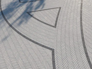 8K Large Area Pavement Herringbone Concrete 01 - 3 Variations CG Textures