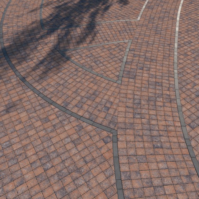 8K Large Area Natural Pavers 01 - 10 Variations CG Текстури .c4d .max .obj .3ds .fbx .stl .blend 