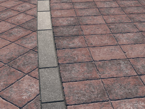 8K Large Area Natural Pavers 01 - 10 Variations CG Текстури