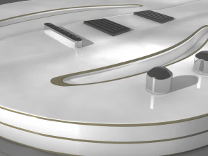 custom gibson guitar 3D Model