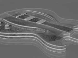 custom gibson guitar Model 3D