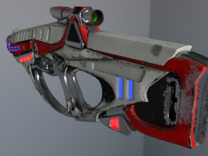 rifle Model 3D
