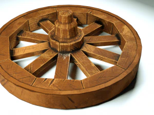 wagon wheel 3D Model