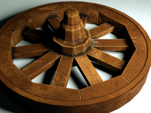 wagon wheel 3D Model