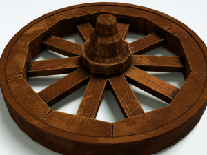 wagon wheel 3D Model