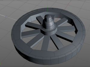 wagon wheel 3D Model