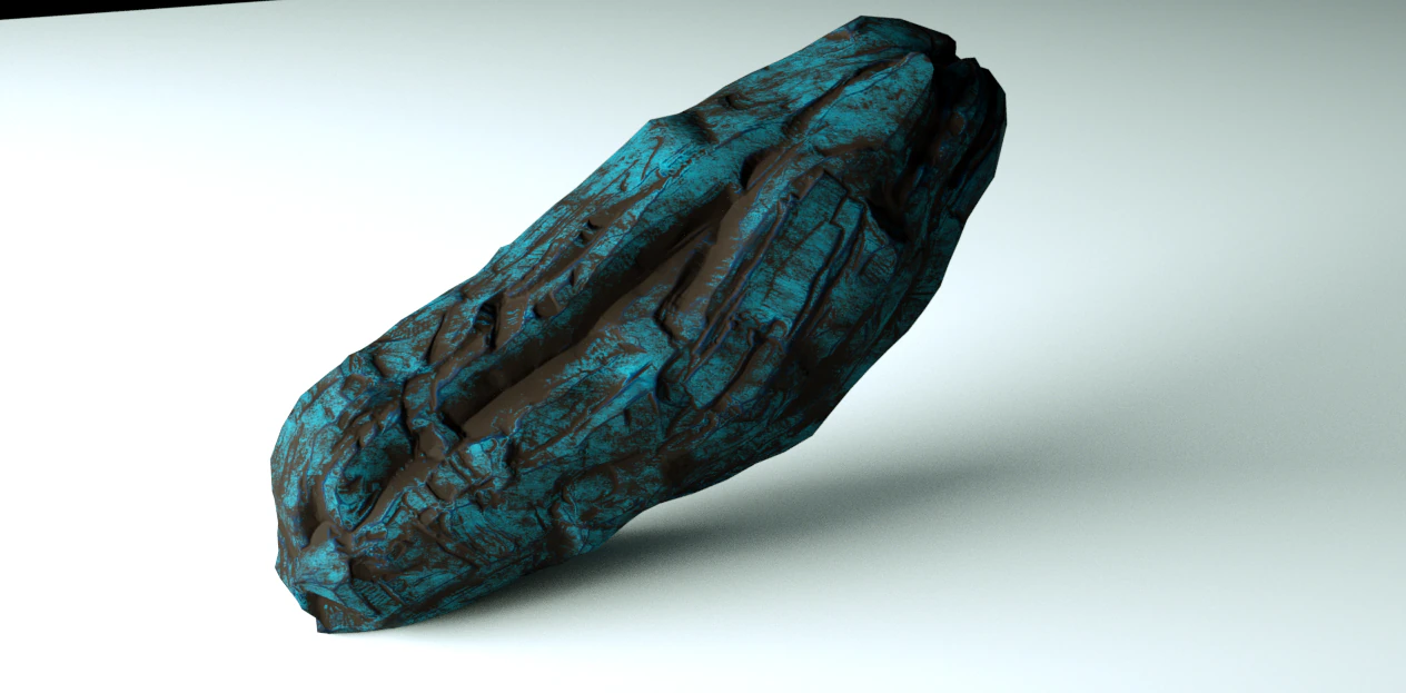 pietra spaziale Modello 3D .c4d .max .obj .3ds .fbx .stl .blend 