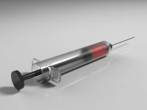 注射器 3Dモデル