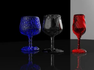 verre 3D Modèle 3D