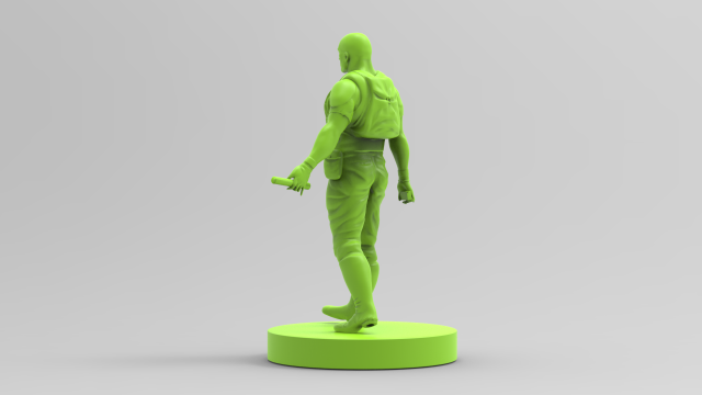 stalkerwithfire3dprint 3D प्रिंट मॉडल .c4d .max .obj .3ds .fbx .stl .blend 
