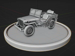 Jeep Willys MB 3D Model