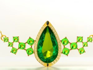 colar de ouro Modelo 3D