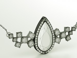 golden necklace Modelo 3D