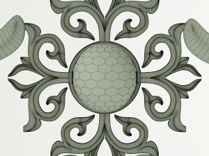 silver necklace 3D Model