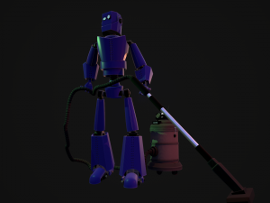 robot cleaner Model 3D