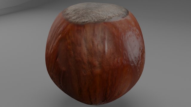 hazelnut 3D 模型 .c4d .max .obj .3ds .fbx .stl .blend 