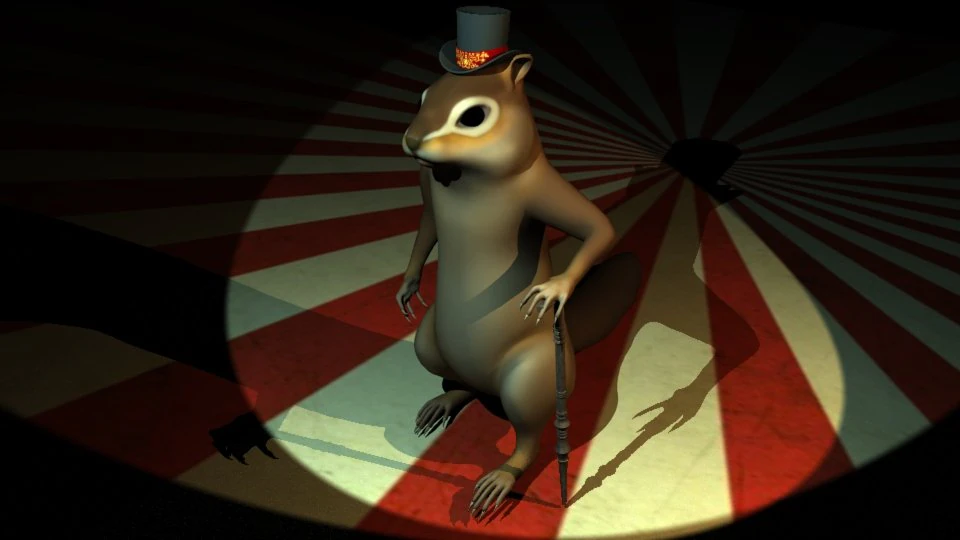 chipmunk 3D Model .c4d .max .obj .3ds .fbx .stl .blend 