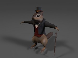 chipmunk Modello 3D