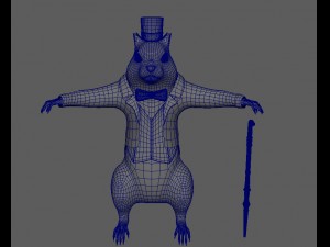 chipmunk Modello 3D