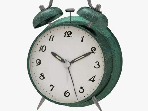 Sveglia verde Modello 3D