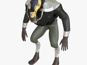 Mutant character Modelo 3D