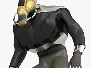 Mutant character Modelo 3D